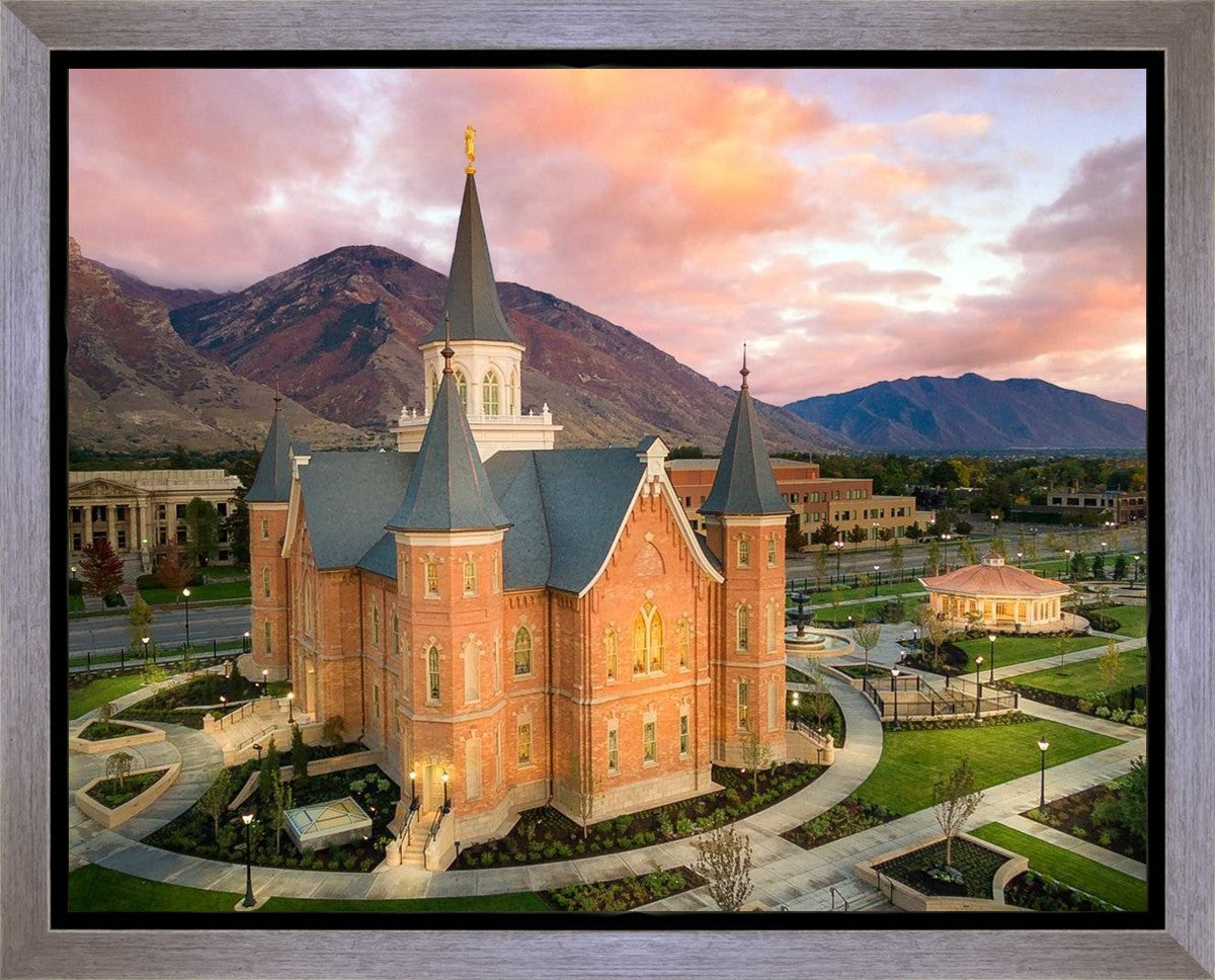 Provo City Center Aerial Gallery Wrap