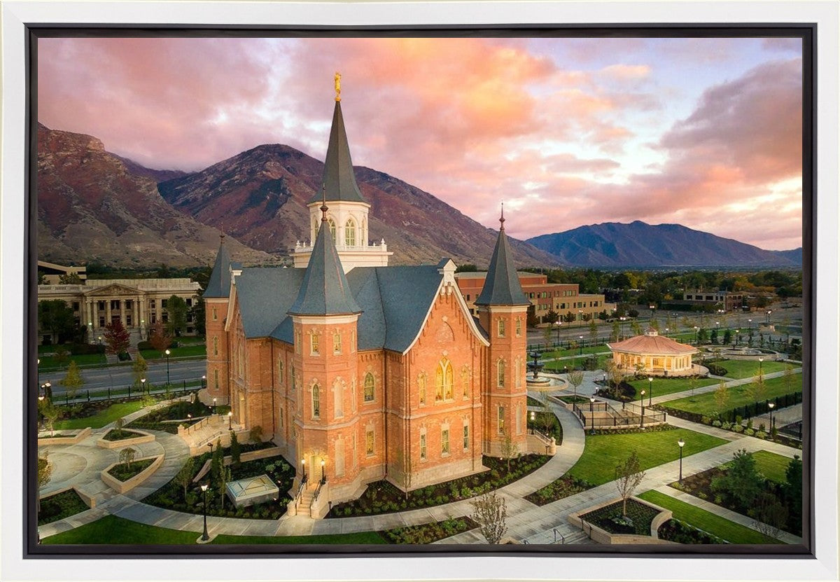Provo City Center Aerial Gallery Wrap