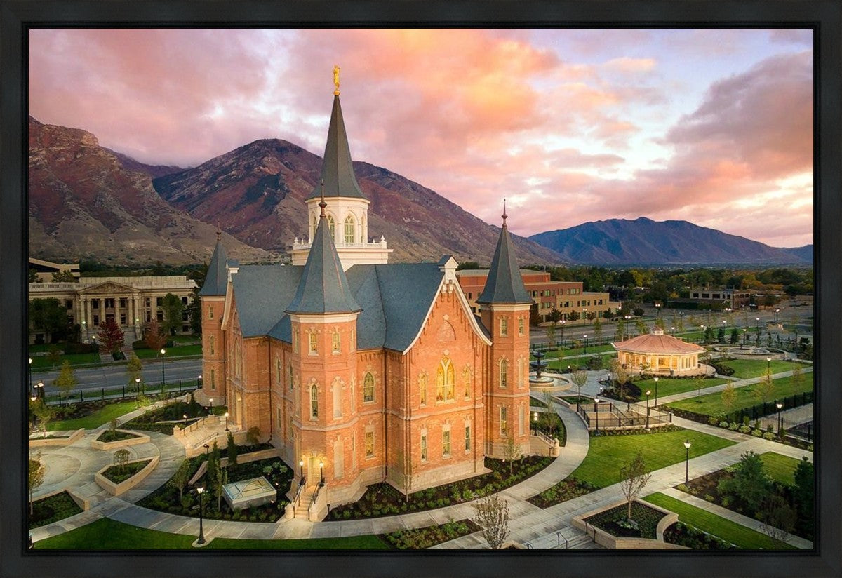 Provo City Center Aerial Gallery Wrap