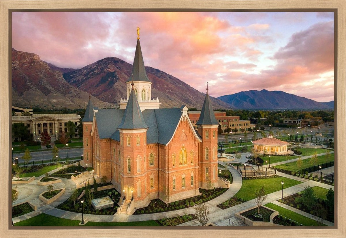 Provo City Center Aerial Gallery Wrap