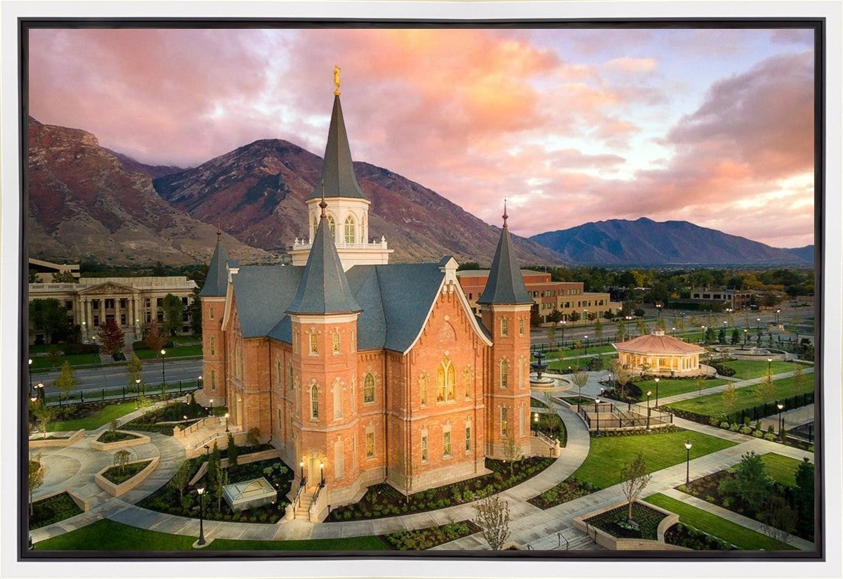 Provo City Center Aerial Gallery Wrap