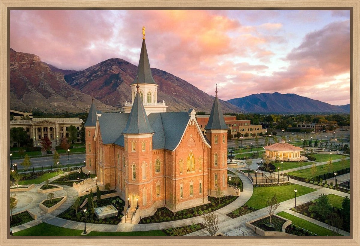 Provo City Center Aerial Gallery Wrap
