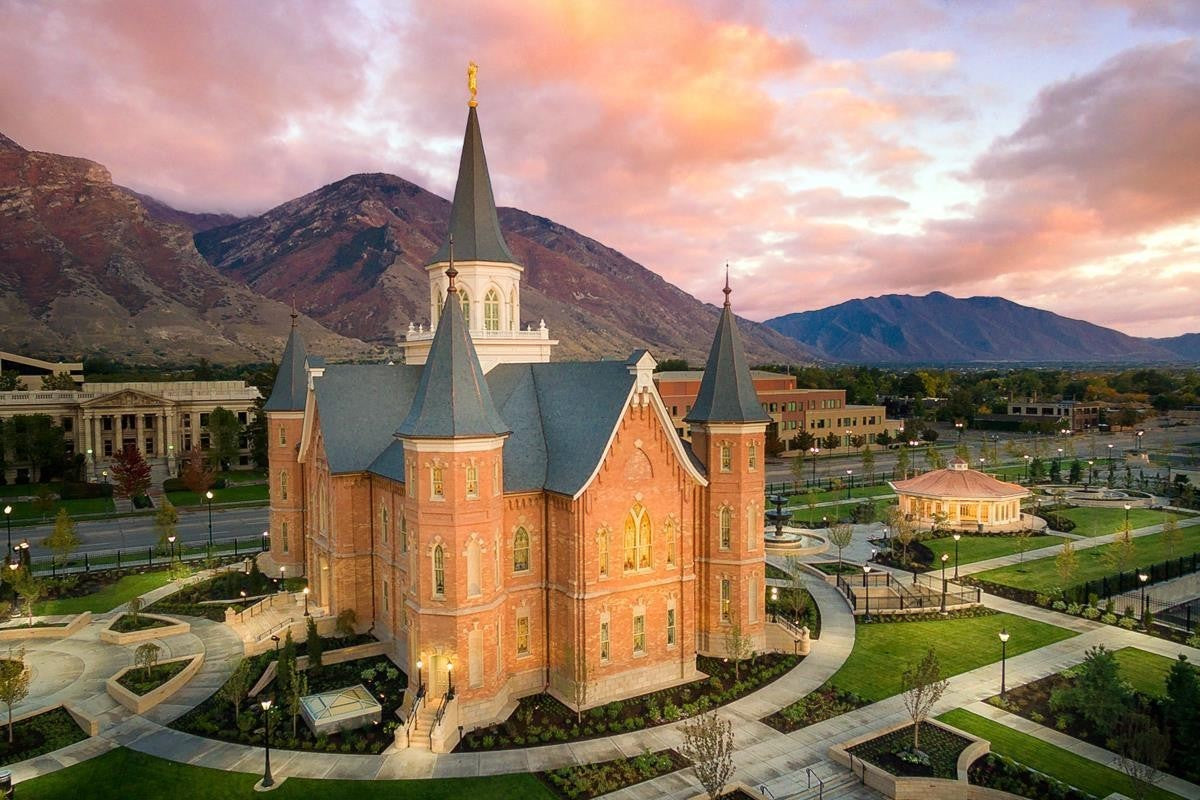 Provo City Center Aerial Gallery Wrap