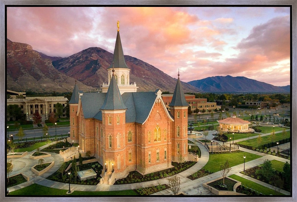 Provo City Center Aerial Gallery Wrap
