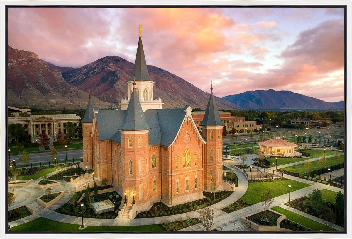 Provo City Center Aerial Gallery Wrap