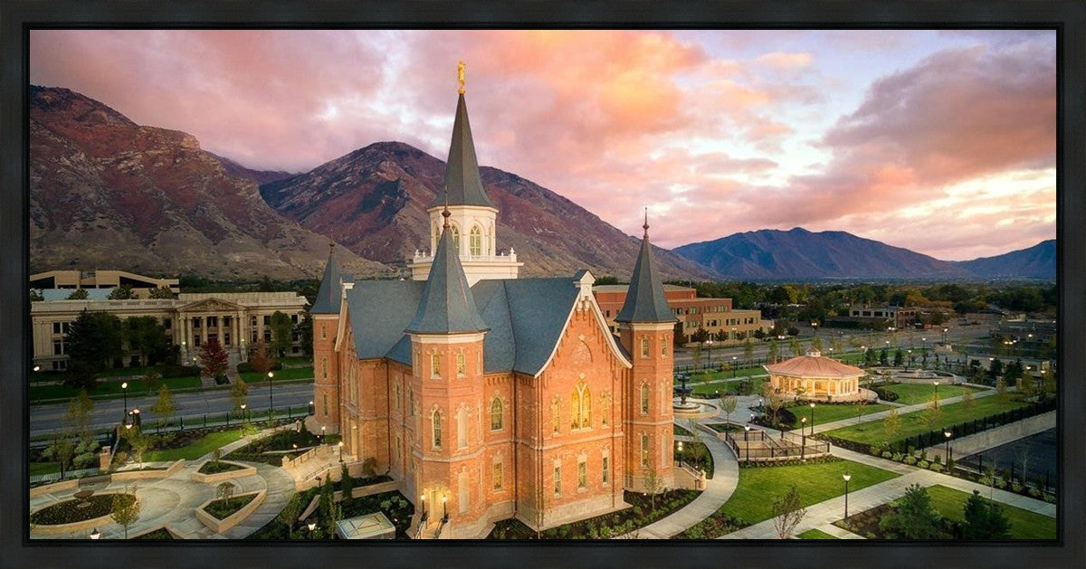 Provo City Center Aerial Gallery Wrap