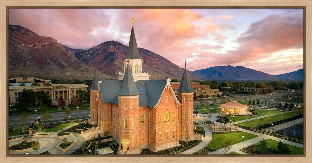 Provo City Center Aerial Gallery Wrap