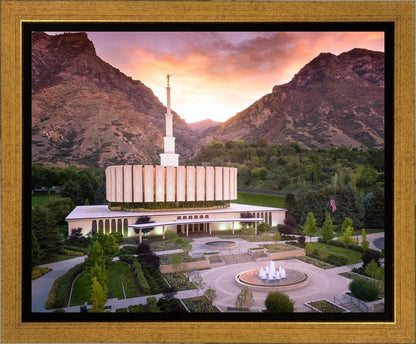 Provo Sunrise Aerial