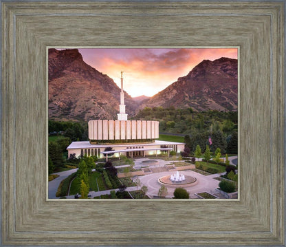 Provo Sunrise Aerial