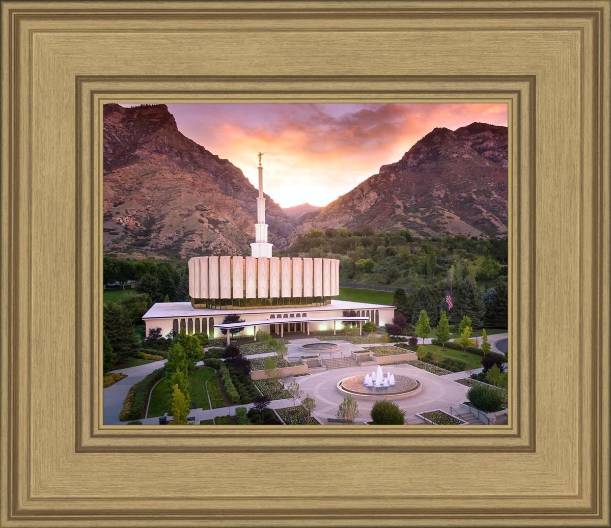 Provo Sunrise Aerial