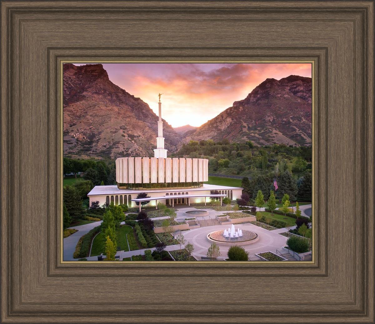 Provo Sunrise Aerial