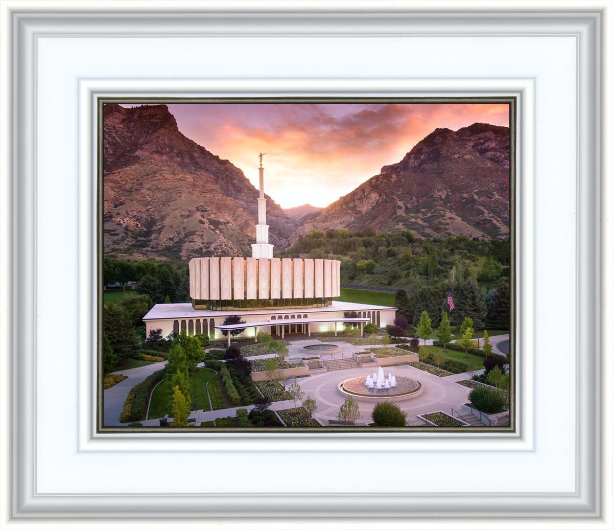 Provo Sunrise Aerial