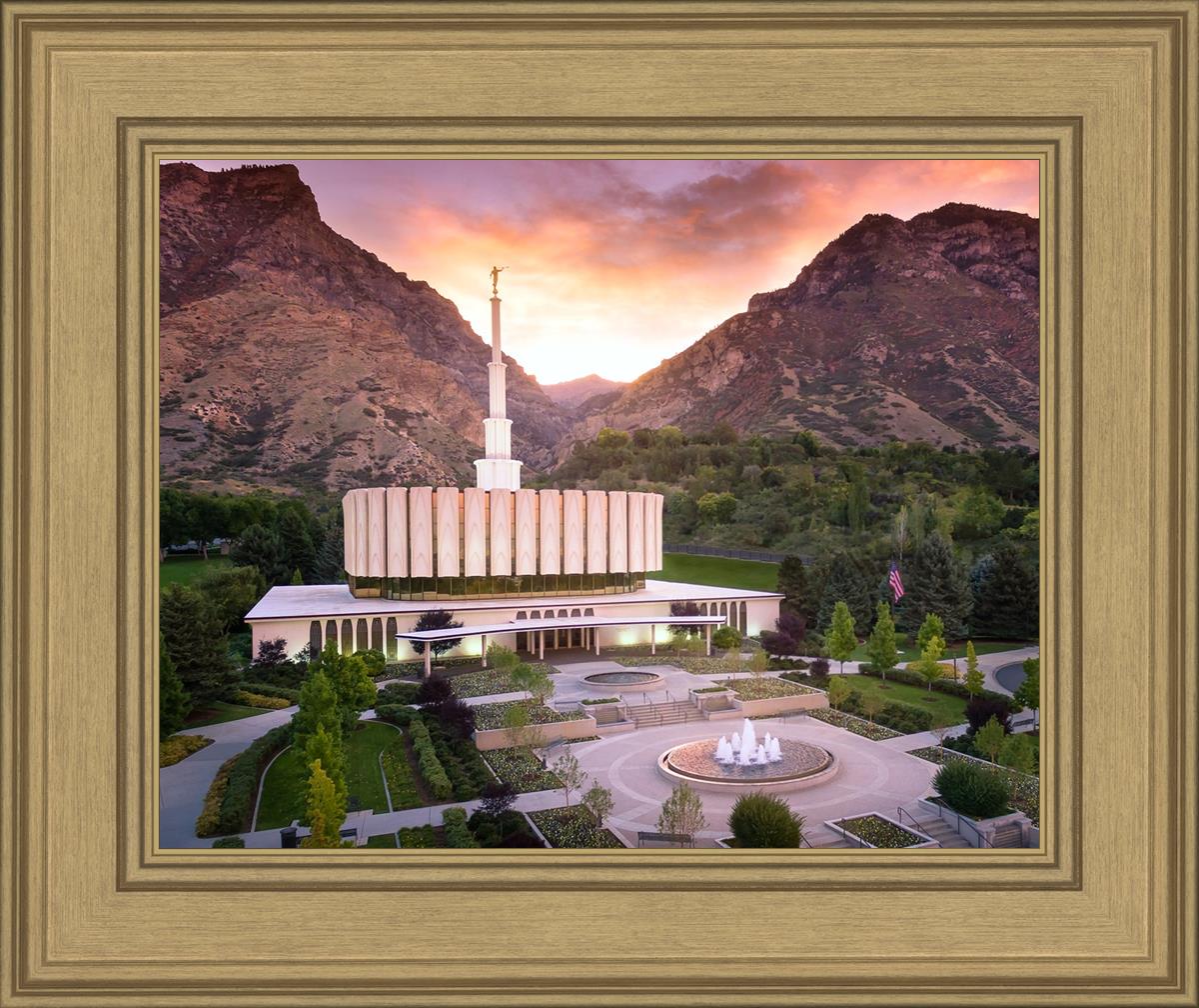 Provo Sunrise Aerial