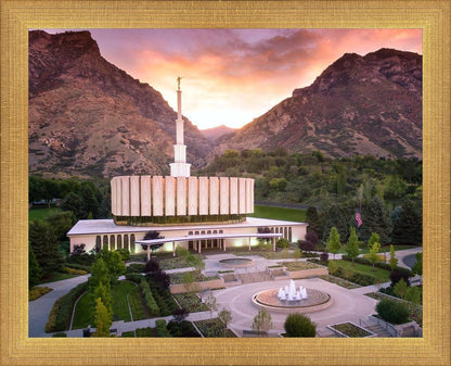 Provo Sunrise Aerial