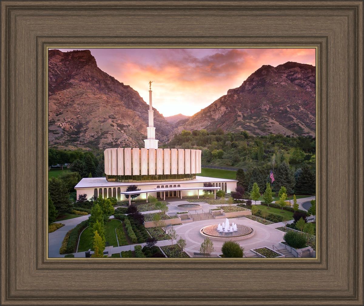 Provo Sunrise Aerial