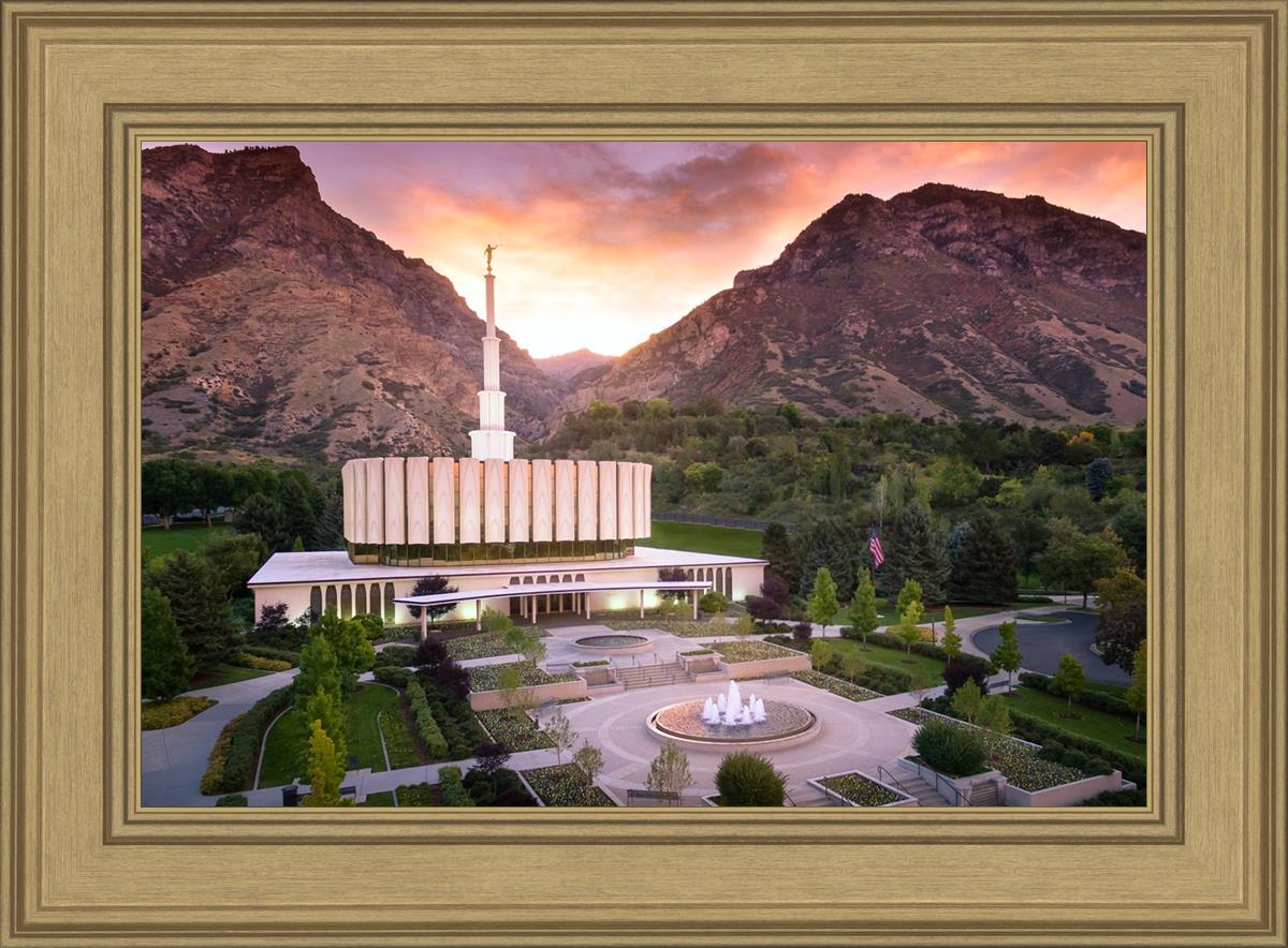 Provo Sunrise Aerial