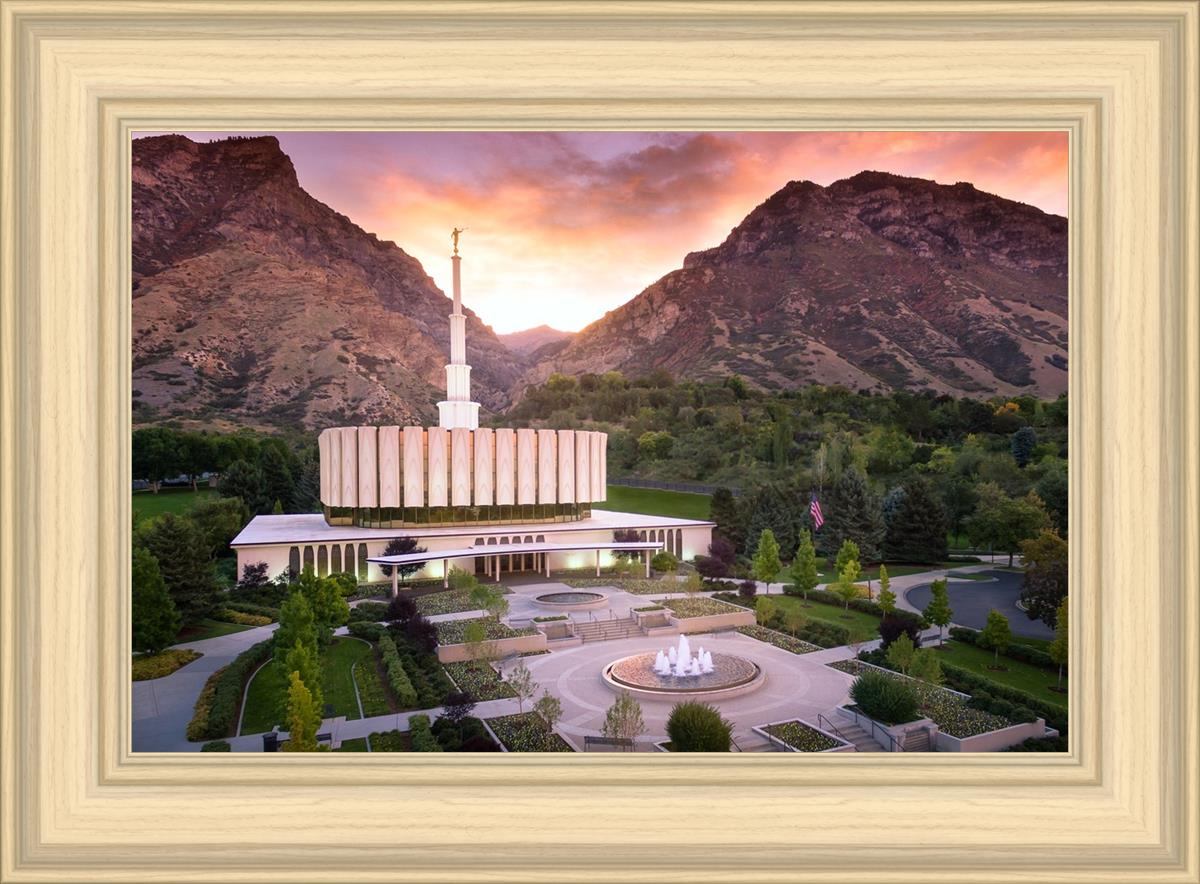 Provo Sunrise Aerial