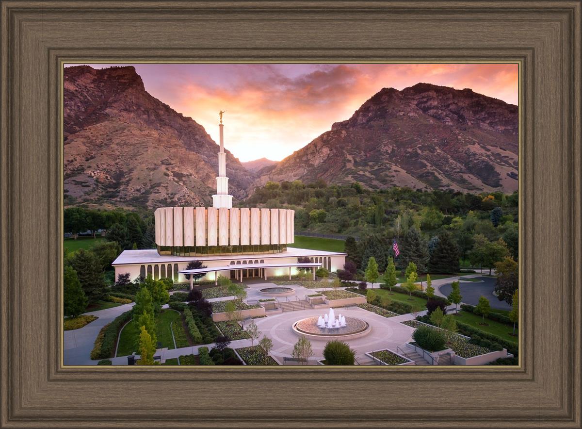 Provo Sunrise Aerial