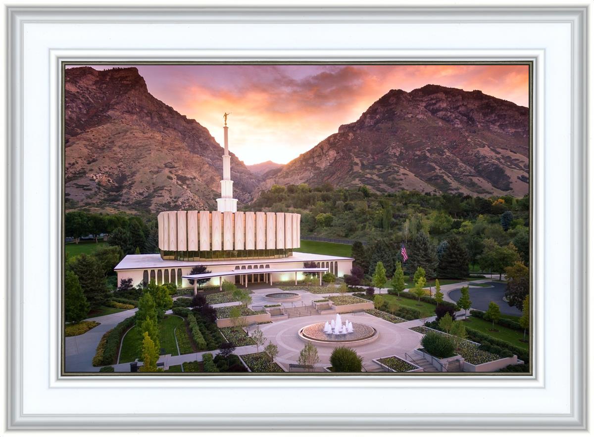 Provo Sunrise Aerial