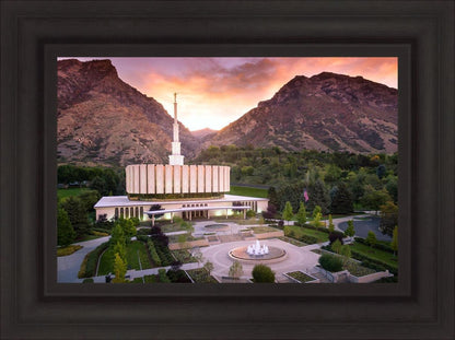 Provo Sunrise Aerial