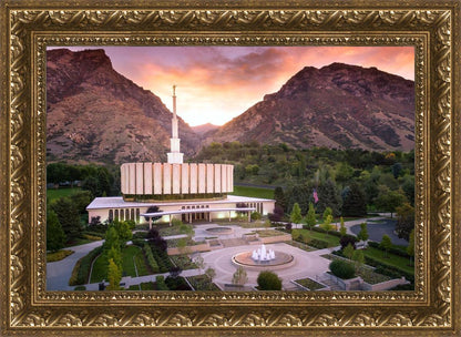 Provo Sunrise Aerial