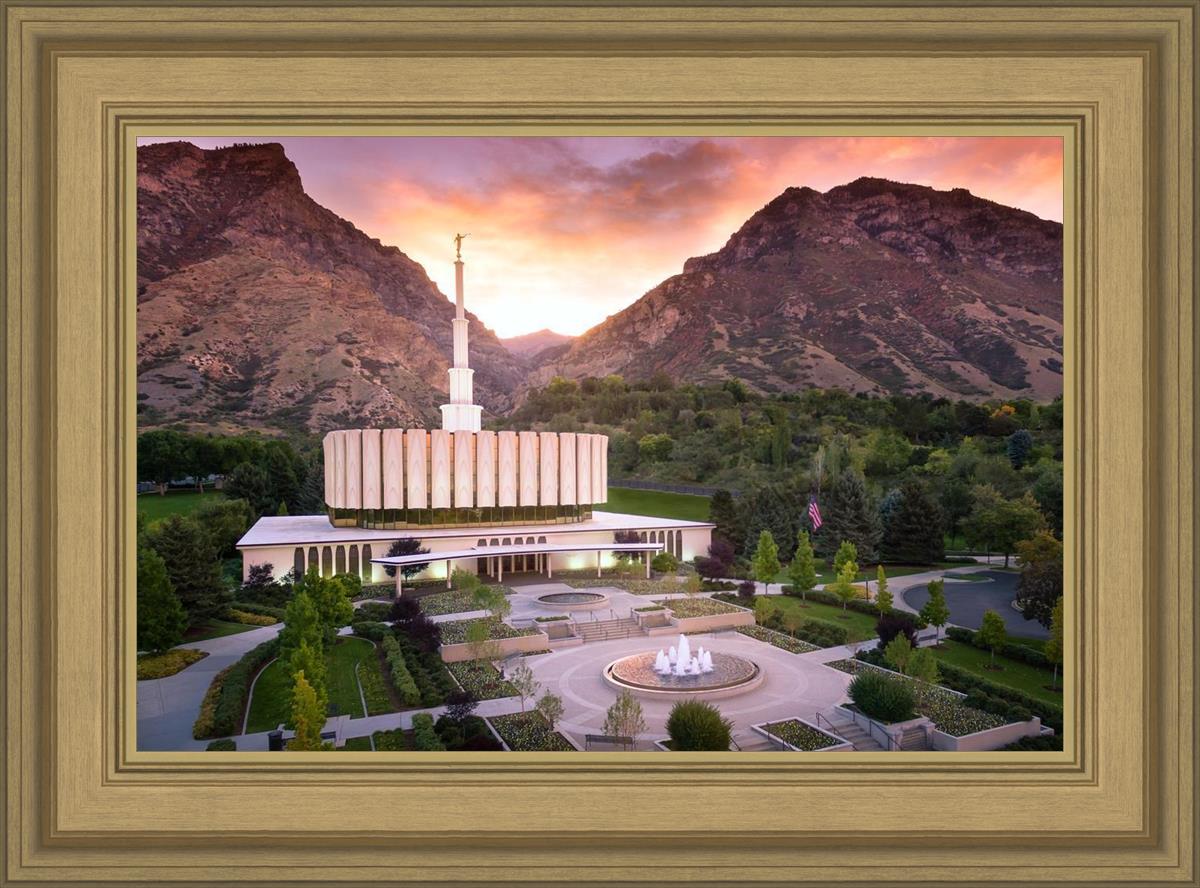 Provo Sunrise Aerial