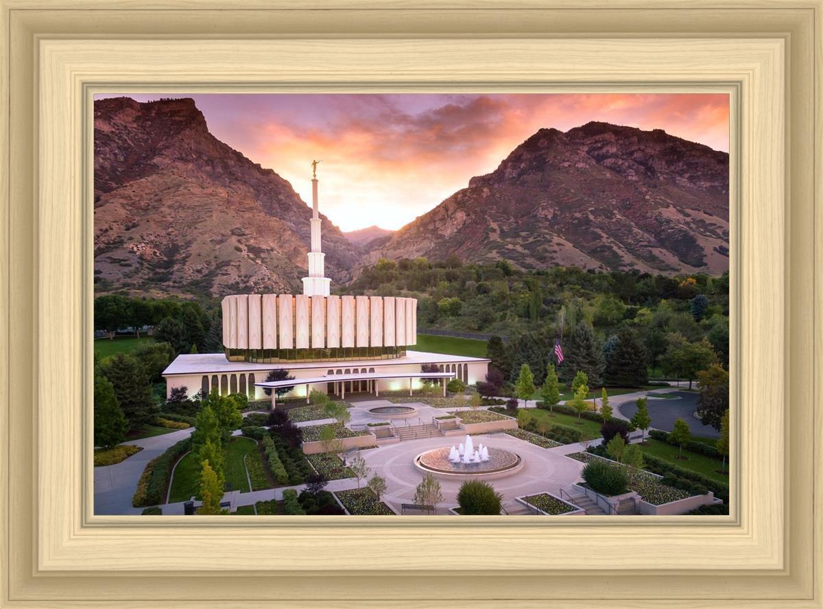Provo Sunrise Aerial
