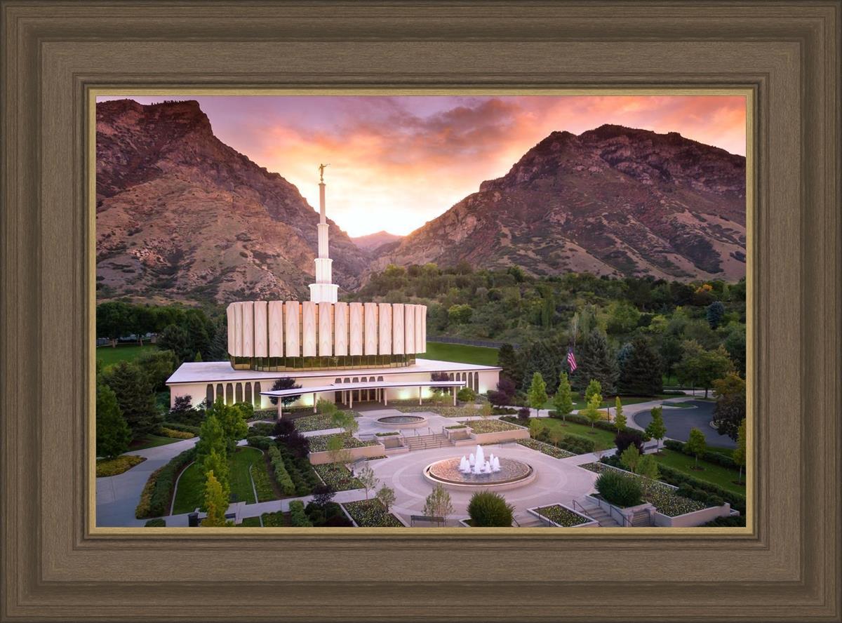 Provo Sunrise Aerial