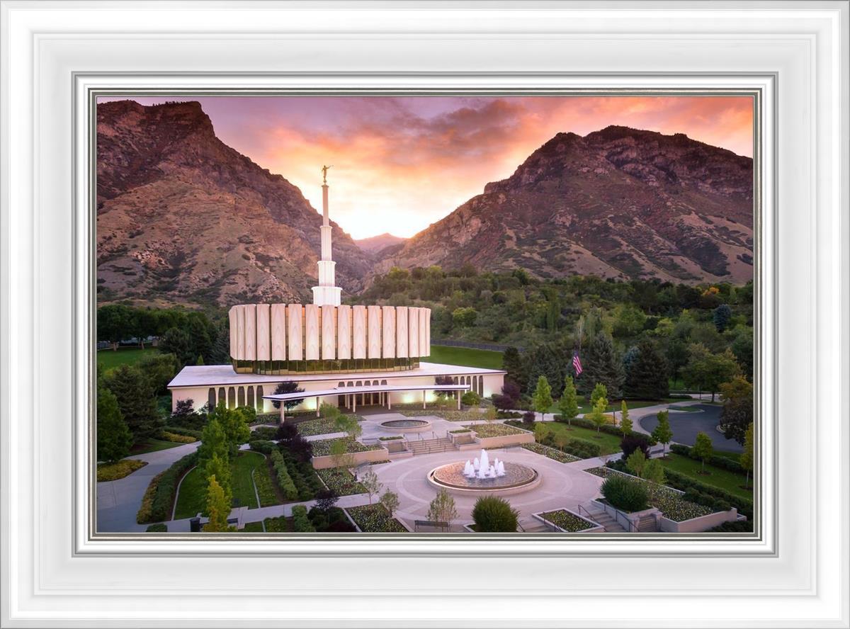 Provo Sunrise Aerial