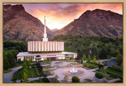 Provo Sunrise Aerial