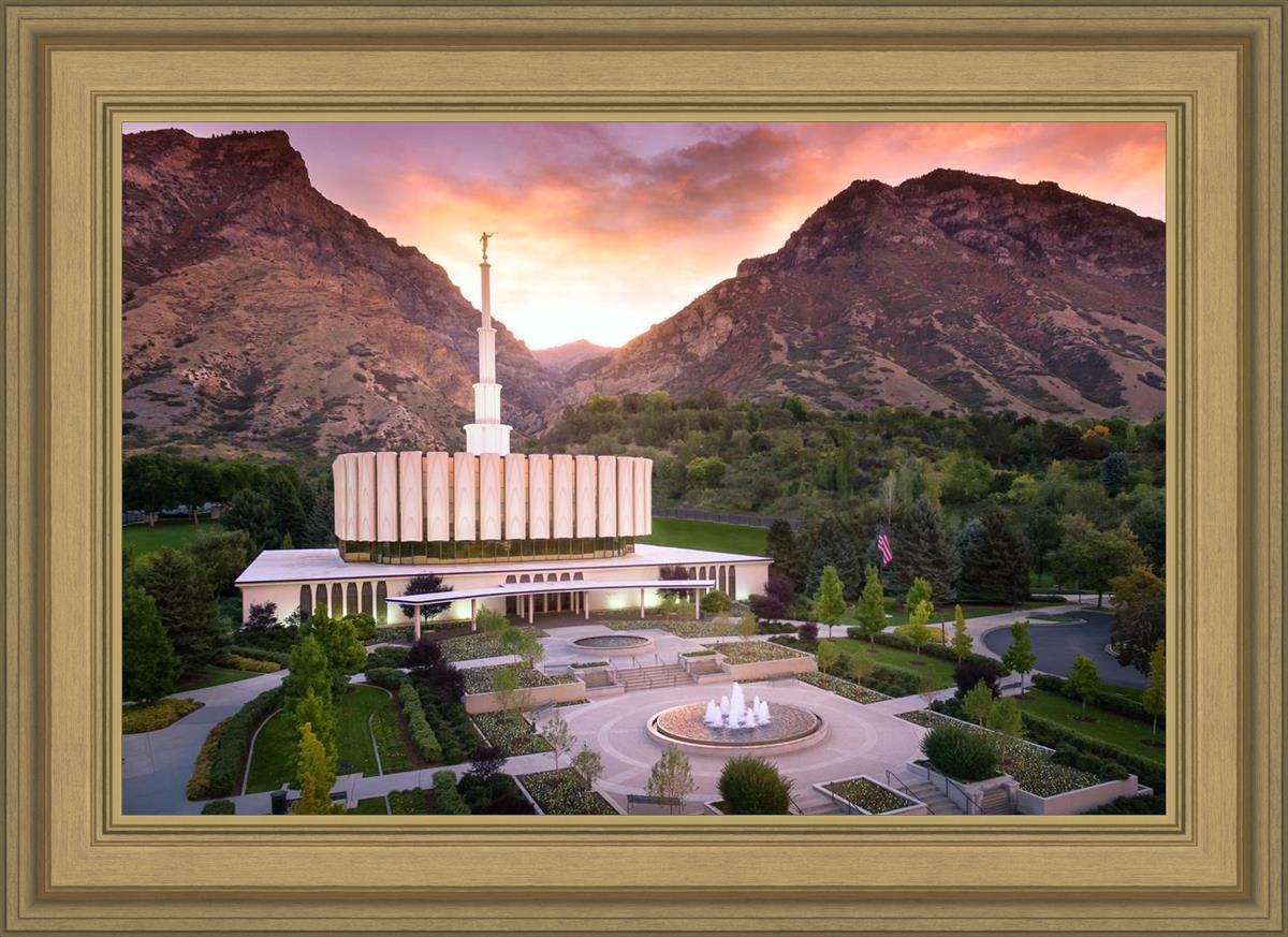 Provo Sunrise Aerial