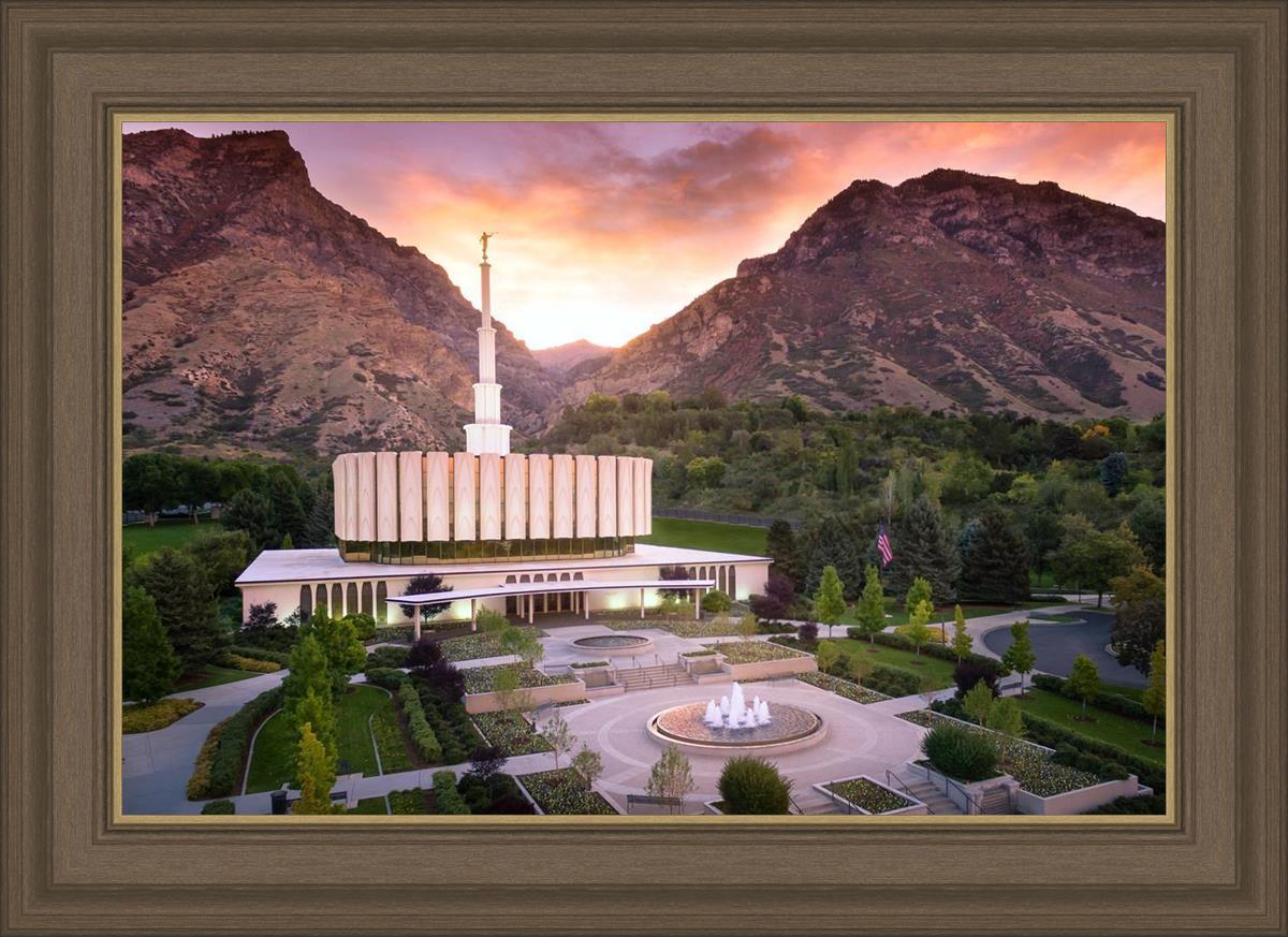 Provo Sunrise Aerial