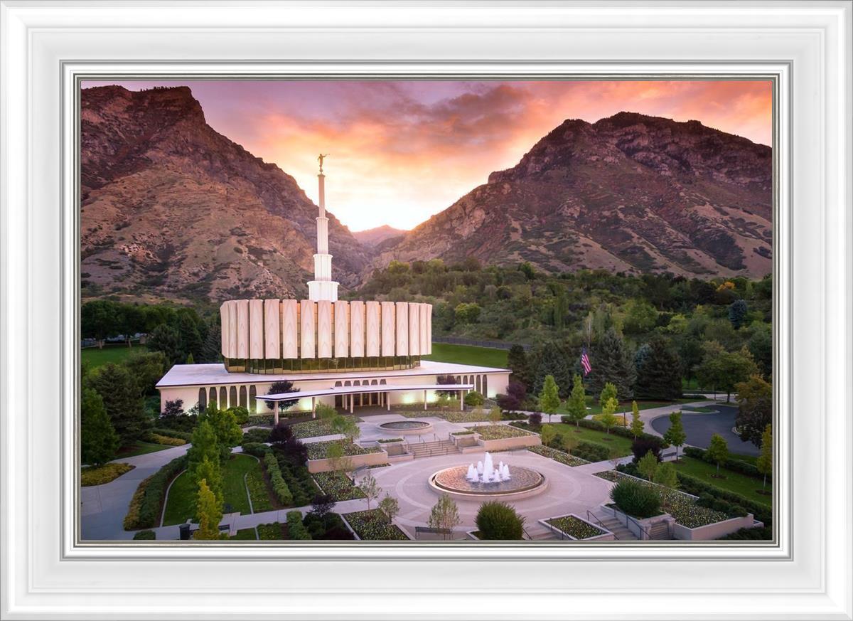 Provo Sunrise Aerial