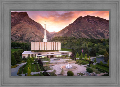 Provo Sunrise Aerial