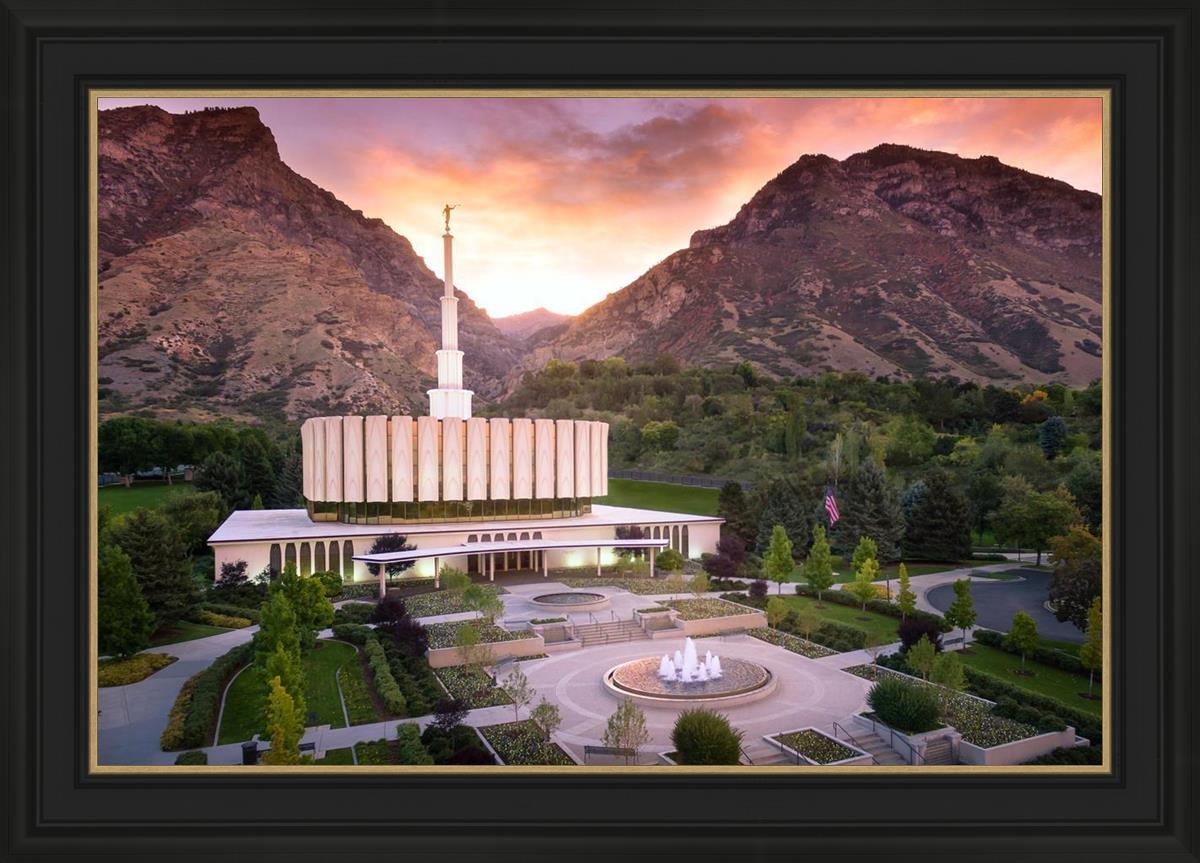 Provo Sunrise Aerial