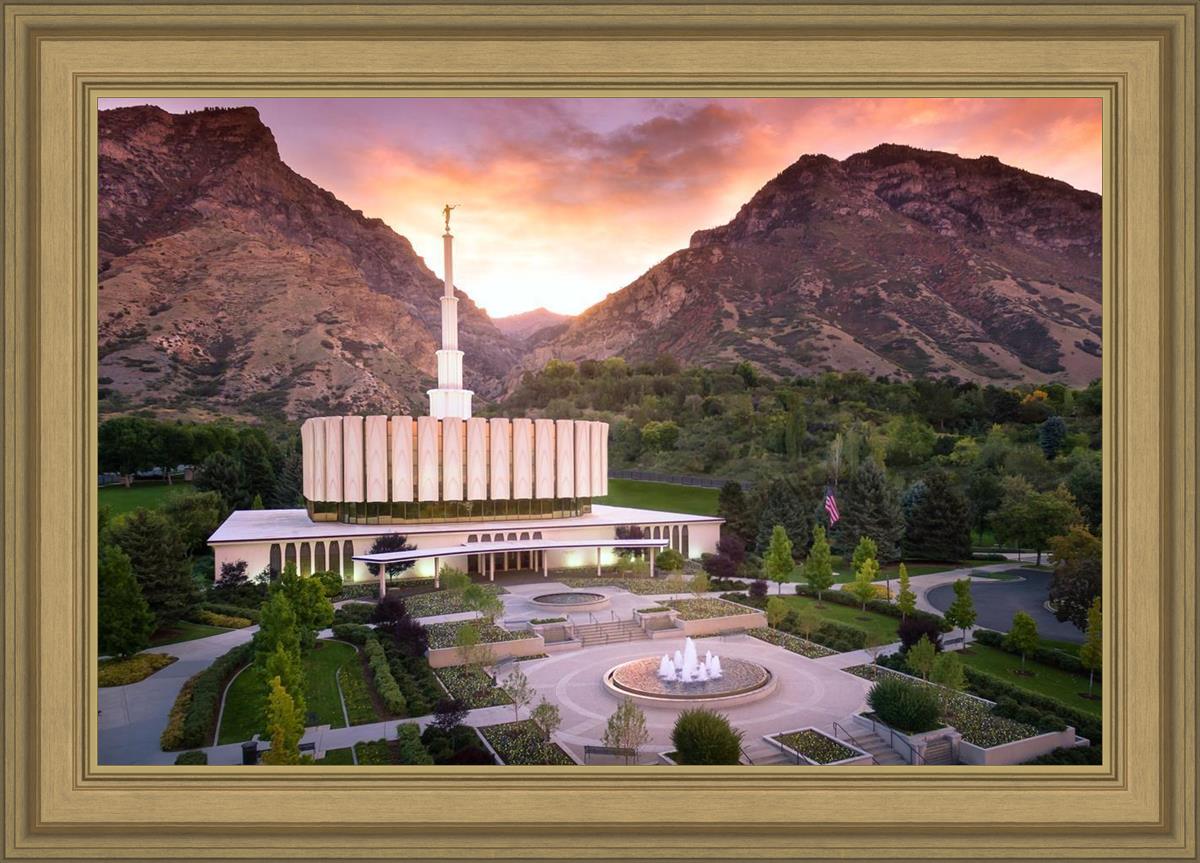 Provo Sunrise Aerial