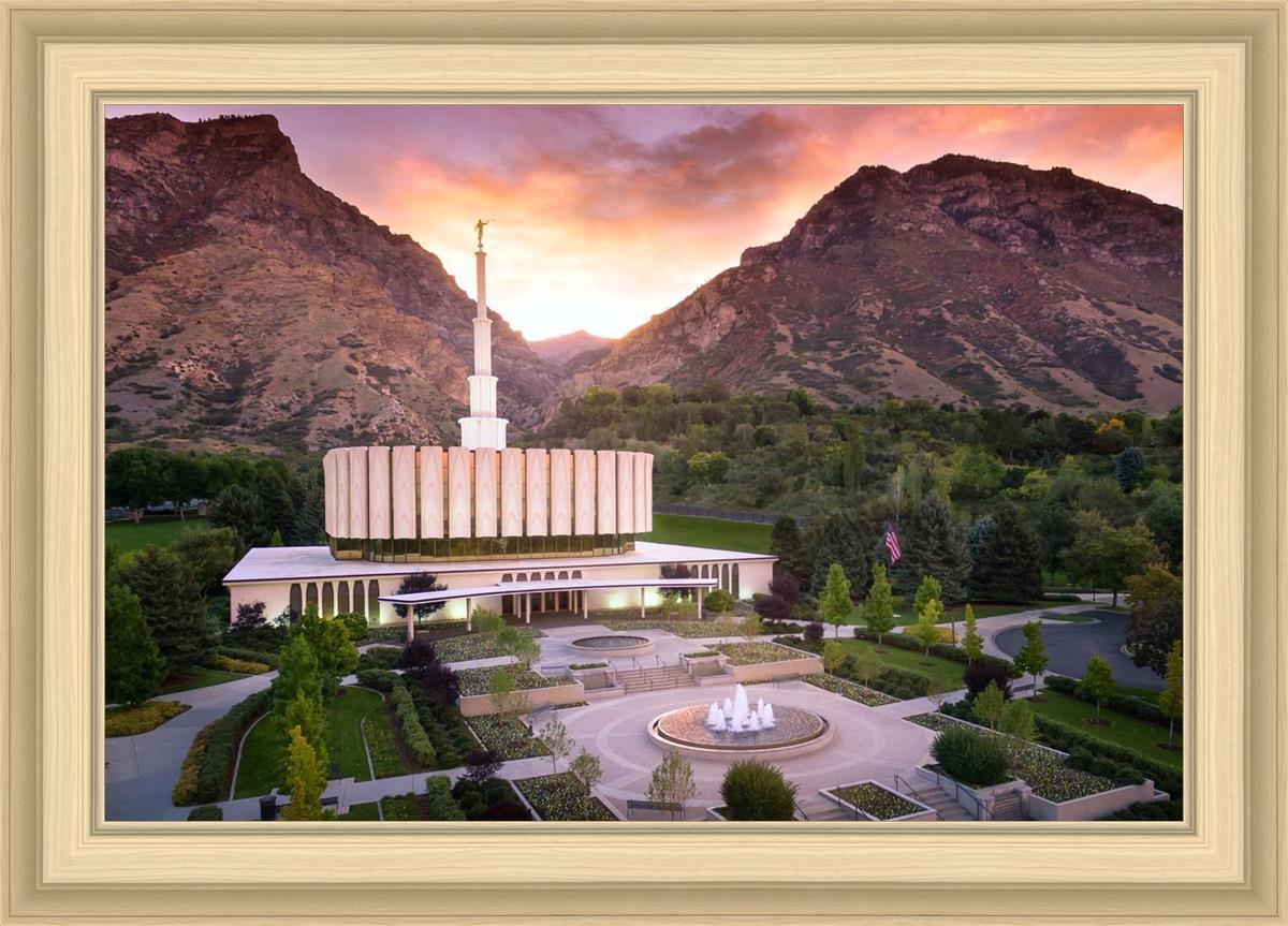 Provo Sunrise Aerial