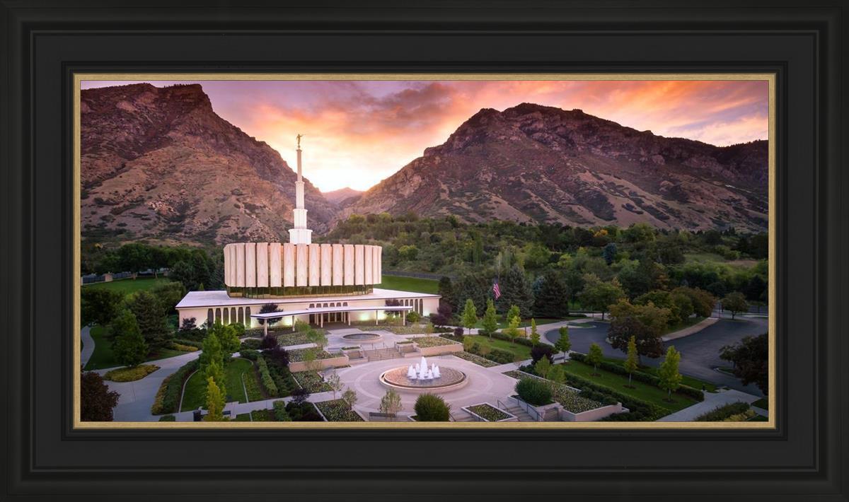 Provo Sunrise Aerial