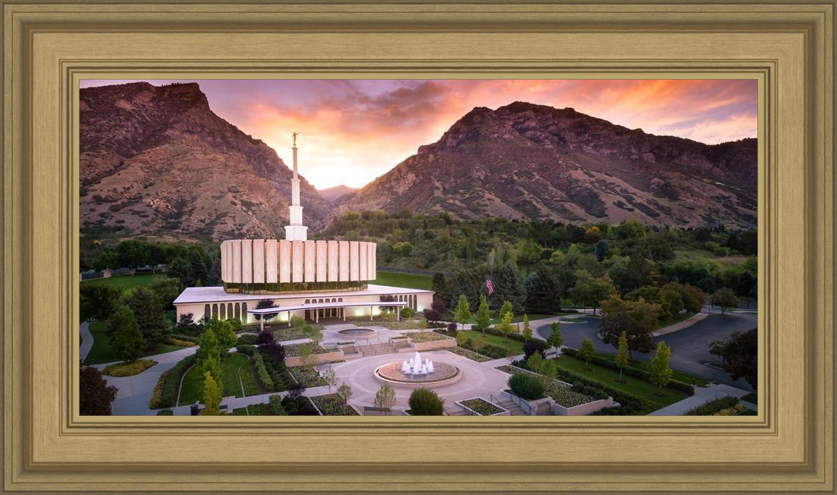 Provo Sunrise Aerial