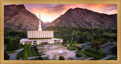 Provo Sunrise Aerial