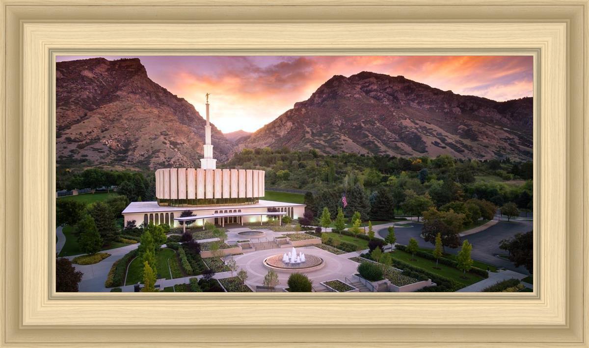 Provo Sunrise Aerial