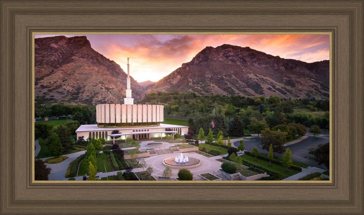 Provo Sunrise Aerial