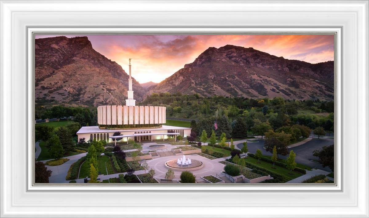 Provo Sunrise Aerial