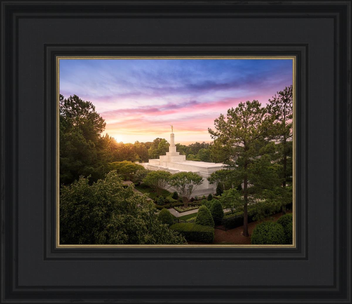 Raleigh Sunset From On High