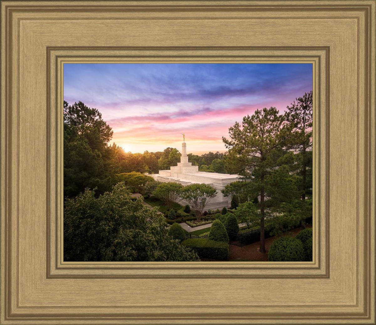 Raleigh Sunset From On High