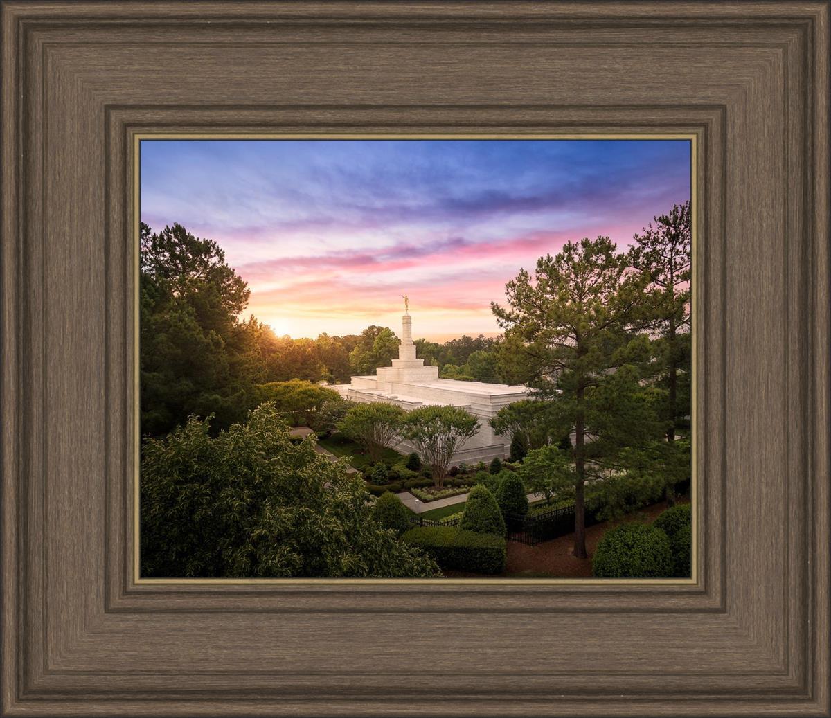 Raleigh Sunset From On High