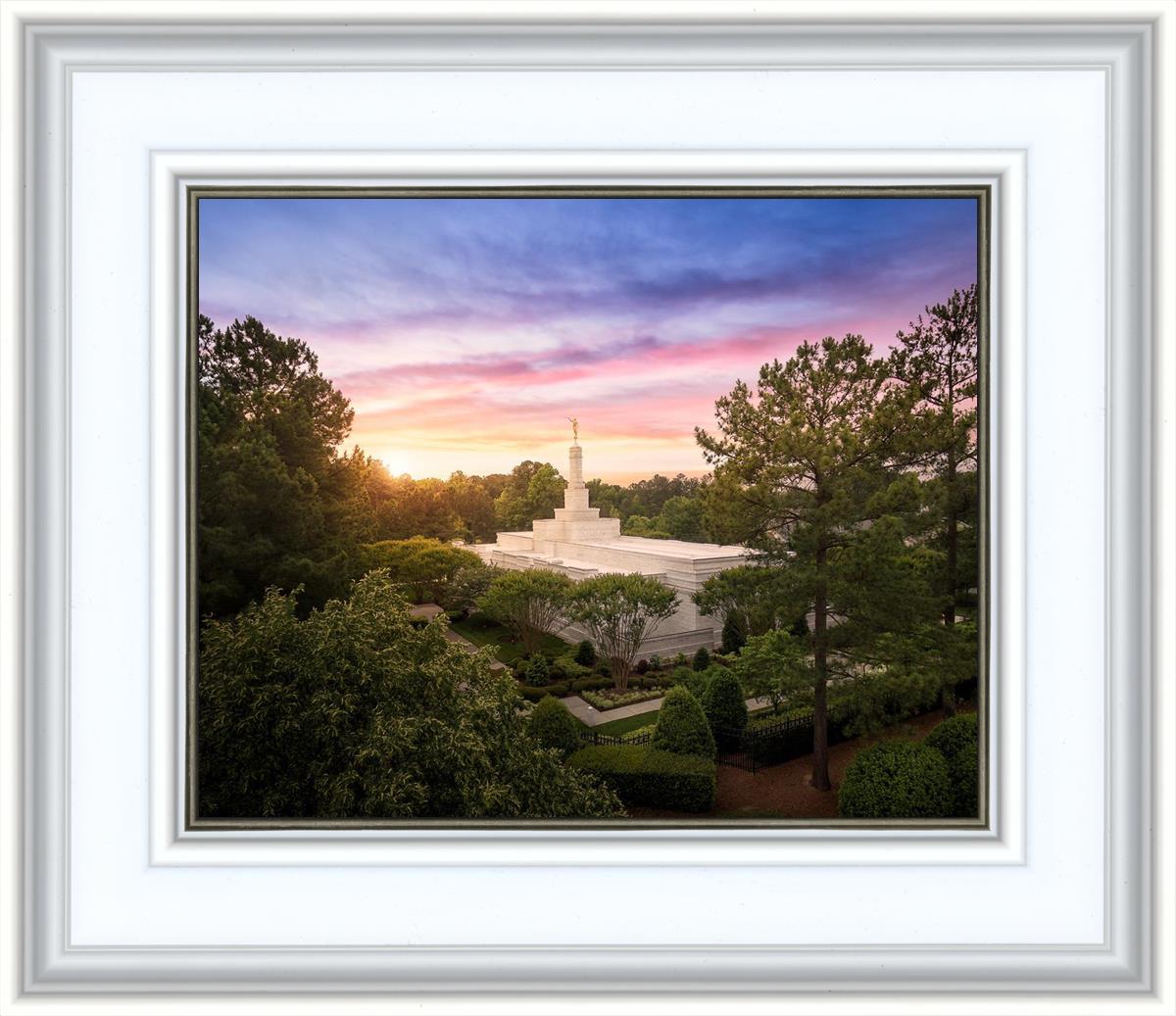 Raleigh Sunset From On High