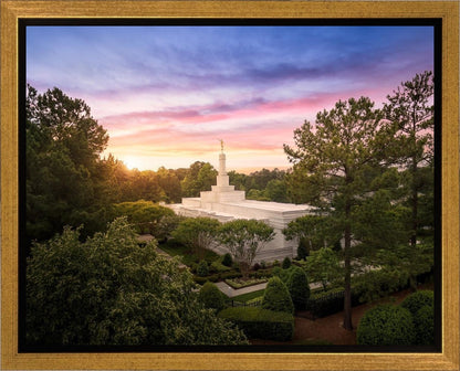 Raleigh Sunset From On High