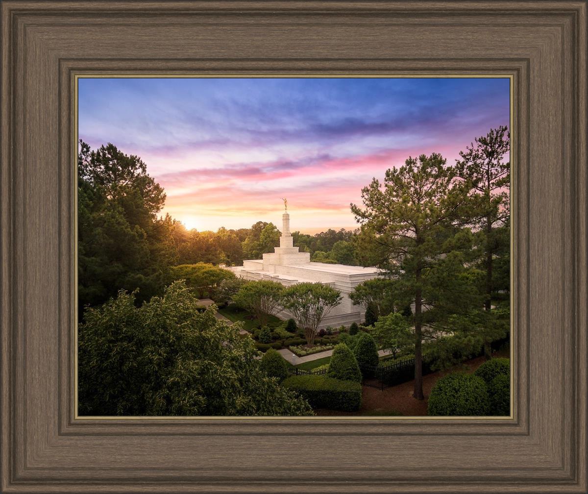 Raleigh Sunset From On High