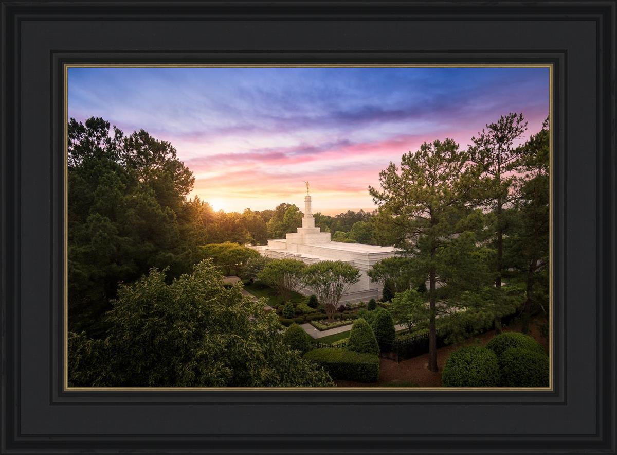 Raleigh Sunset From On High